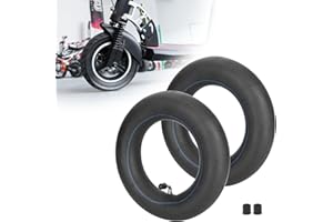 RUHUO 2 Pack of 10x2.50 10" Inner Tube thicken replacement for 10 Inch Smart Electric Scooter fit 36v 48v 400w 500w 800w Hub Motor 90° TR87 Angled Stem, NOT 2.50-10