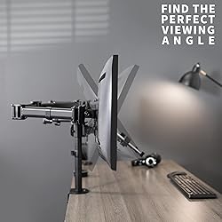 VIVO Dual Monitor + Laptop Mount for 13 to 27 inch