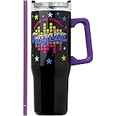 Get Trend Fortnite Insulated Tumbler with Straw for Kids, Teens, Adults, 32 oz Reusable Stainless Steel Cup for Hot or Cold Drinks, Travel Mug Gifts (Black Fortnite)