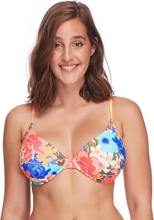 Body Glove Women's Solo Underwire D, DD, E, F Cup Bikini Top Swimsuit