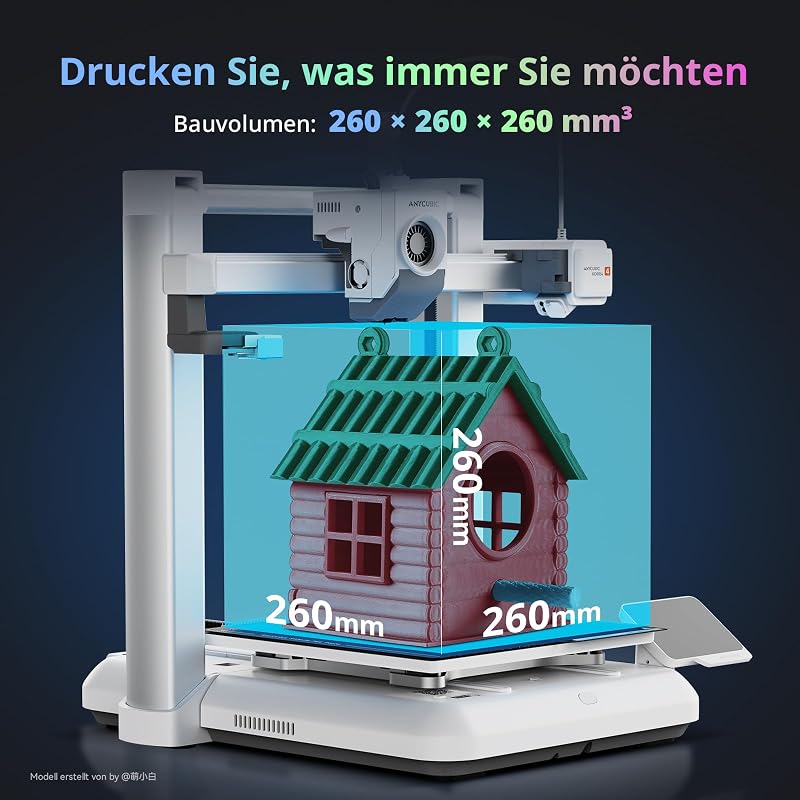 Kobra 4 3D Drucker Auto Nivellierung, Einfach zu bedienen