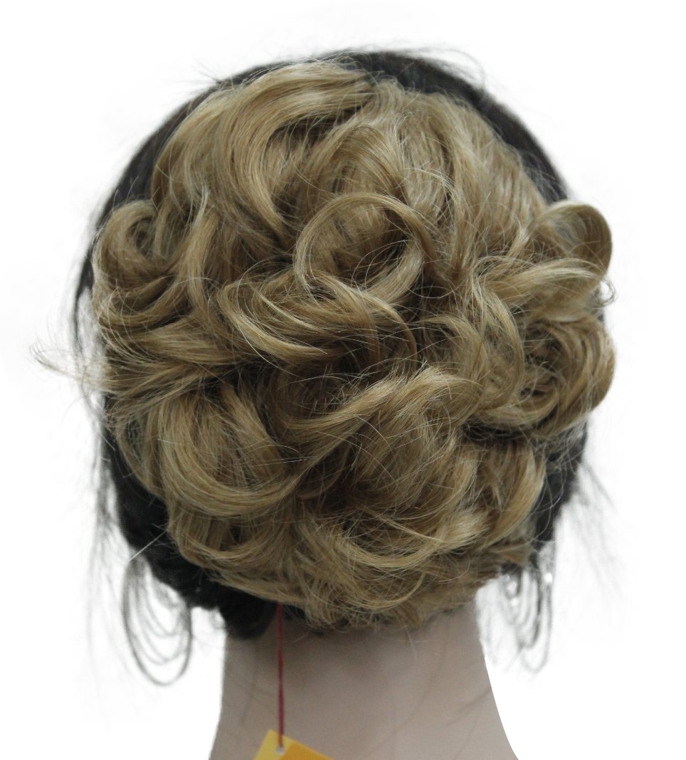 Lydell 6" Short Ponytail Hair Piece Wavy Claw Clip In/on Hairpiece Hair Extension Light Strawberry Blonde