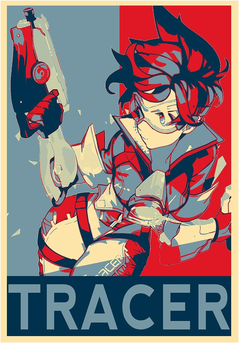 Instabuy Posters Overwatch Propaganda Tracer (variant) - A3 (42x30 cm)