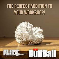 Flitz Buff Ball w/ 1.76oz Metal Polish Paste - 5in