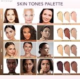 Dermaflage Full Coverage Concealer Palette 3 Colors Waterproof Cream Brush view 9