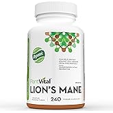 PlantVital Lions Mane - Made in Canada - Max Potency 11,000mg (10:1 Extract) - Organic Lion’s Mane Mushroom Supplements with