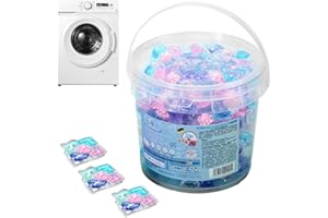 Laundry Pods With Scented Beads, Deep Cleaning Stain Removal, Pre Measured Beads, Powerful Easy Use Laundry Tablets, for Wash