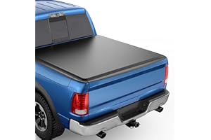 ILONPA 6.4Ft Soft Roll Up Tonneau Cover for 2003-2010, 2011-2018, 2019-2023 Dodge Ram 1500, 2011-2024 Ram 2500 3500 6.4 Ft Bed Fleetside Without Rambox
