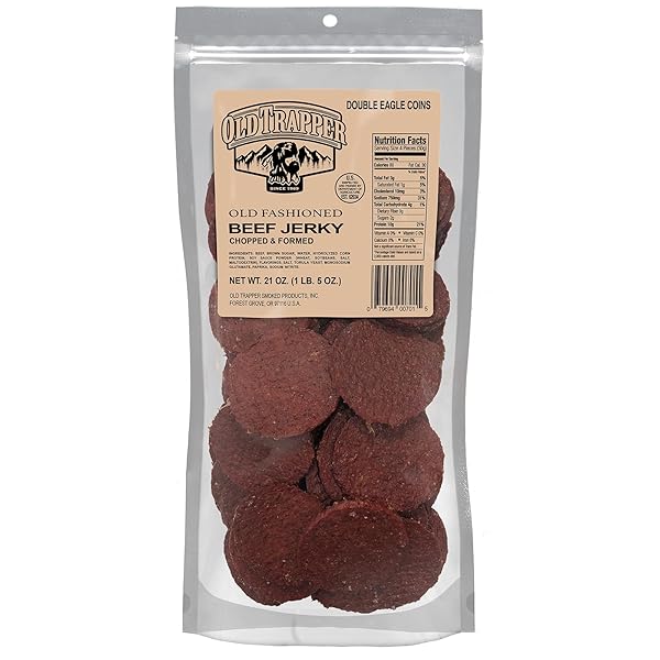 OLD TRAPPER DOUBLE EAGLE BEEF JERKY, OLD-FASHIONED FLAVOR,...