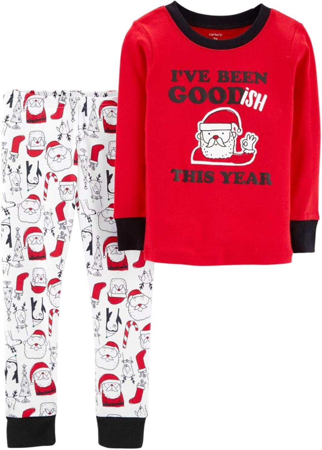 carters baby boy christmas pajamas