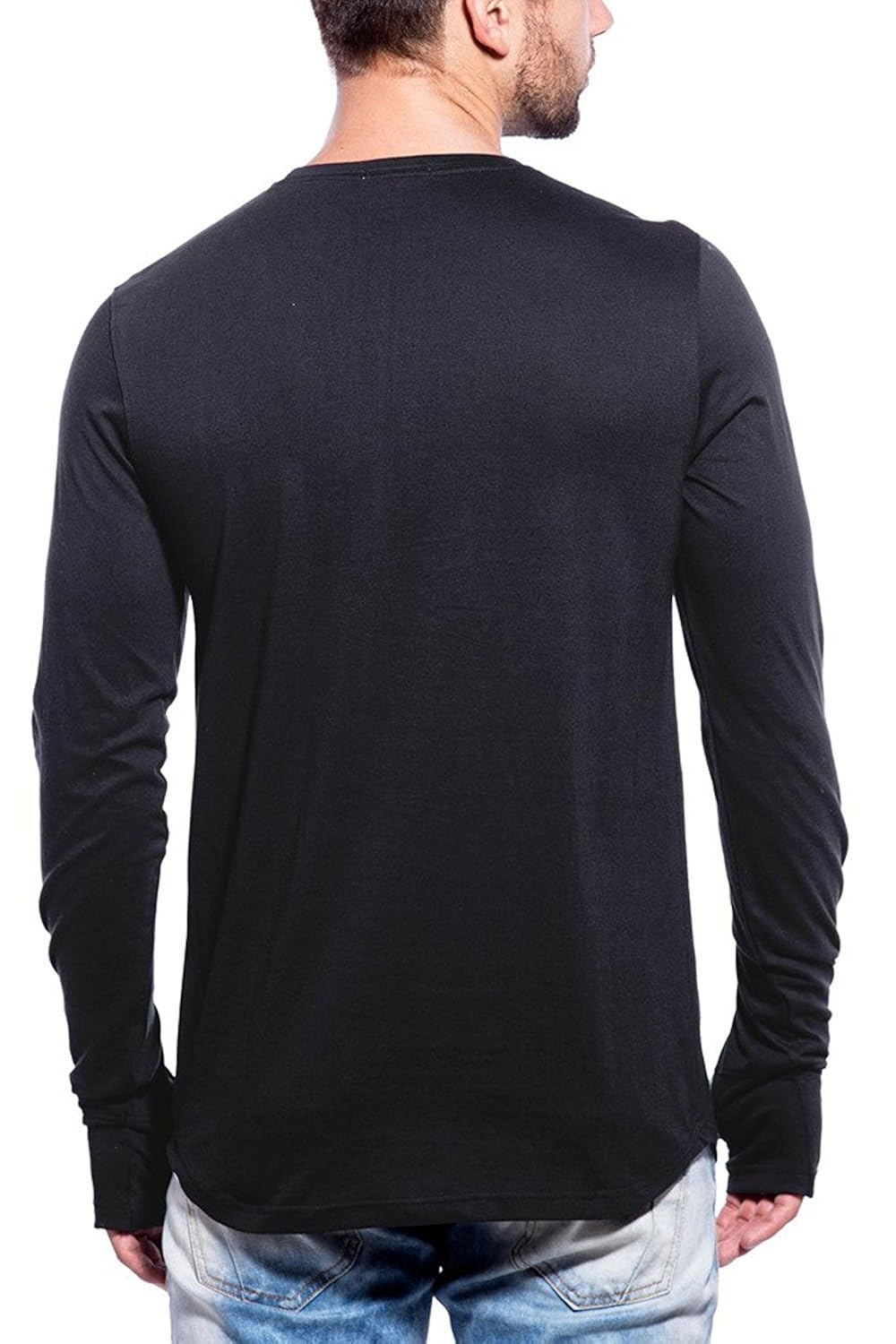 try this men's cotton long sleeve top (merged_black)