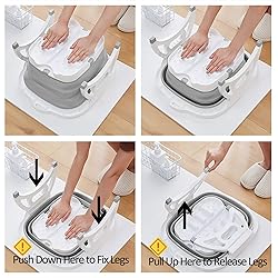 Lejesth Large Collapsible Foot Soaking Bath Basin