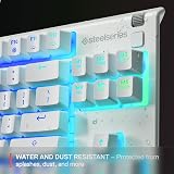 SteelSeries Apex 3 TKL Gaming Keyboard Silent 8-Zone RGB IP32 White view 4