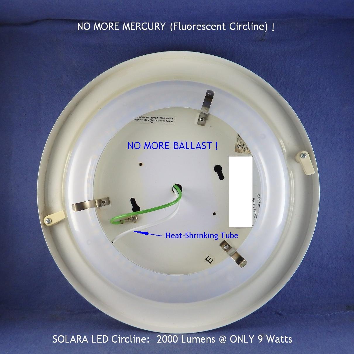 S Brightest Led 6000k Circline T9 Lamp 8 Inch For Ceiling Fan