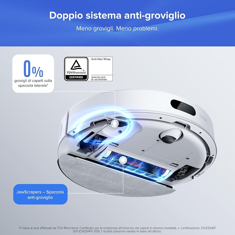 Q7 L5+ Set Robot Aspirapolvere con Stazione Svuotamento Automatico