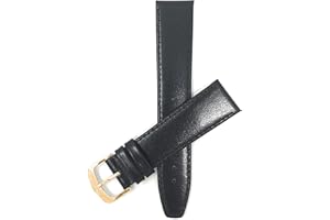 Bandini Leather Watch Band Strap - Slim - 3 Colors (12mm, 14mm, 16mm, 18mm, 20mm, (Also in Extra Long XL)