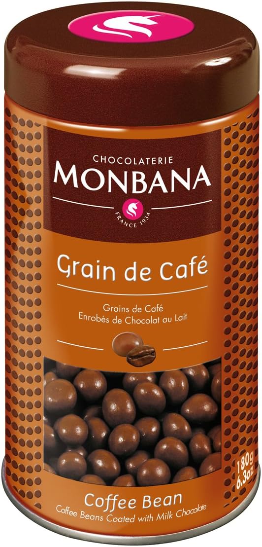 Monbana Boite Cadeau Grain De Caf Bille Chocolat Ummantelte Grains De Cafe Pack De 1 1 X 180 G Amazon Fr Epicerie