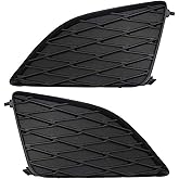 WFLNHB 2PCS Front Bumper Fog Light Cover Grilles Replacement for Toyota Corolla 2009 2010 Fog Light Bezels Driver and Passenger Side