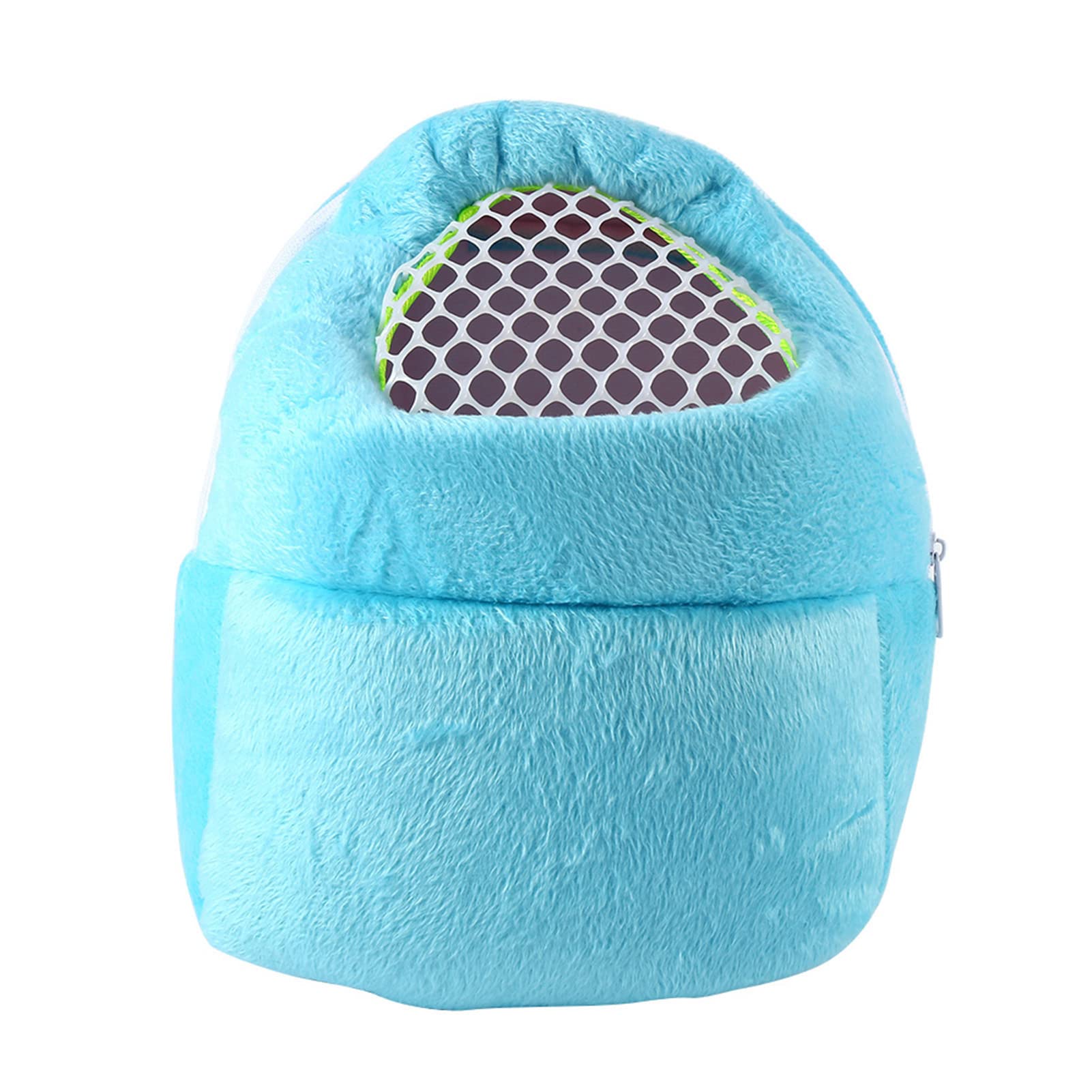 Pet Carrier Bag Hamster Rat Cat Rabbit Pet Sling Carrier Backpack Hedgehog Chinchilla Ferret Slee Outdoor Traveling Bag Handbags Backpack Hamster Accessories (Blue)