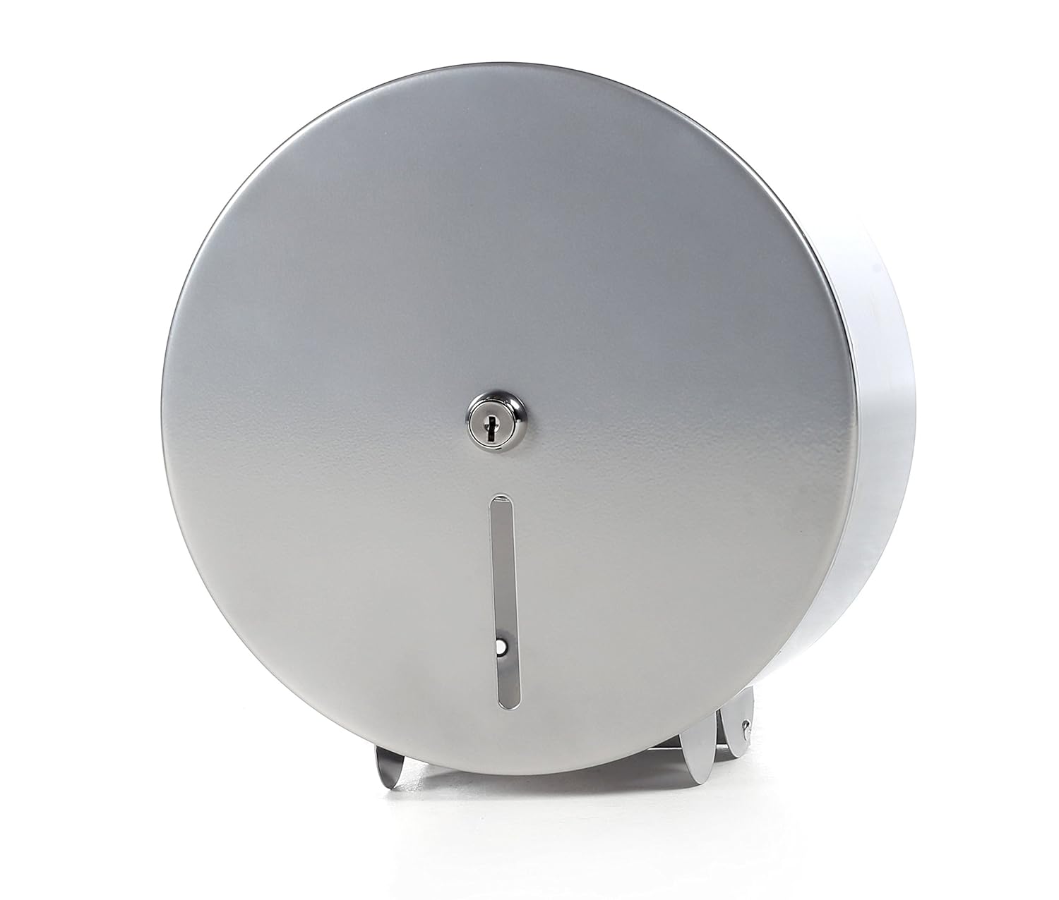 METAL Silver Finish UK Made Quality Mini Jumbo 10" Toilet Roll