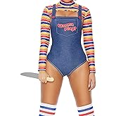 Forplay Wanna Play Gothic Fancy Dress for Women - 5-Piece Halloween Costume