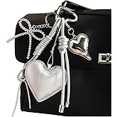 SHESRA Cute Heart,Bow,Braides Keychain Bag Charms for Bogg Bag Accessories Purse Handbag Backpack,18