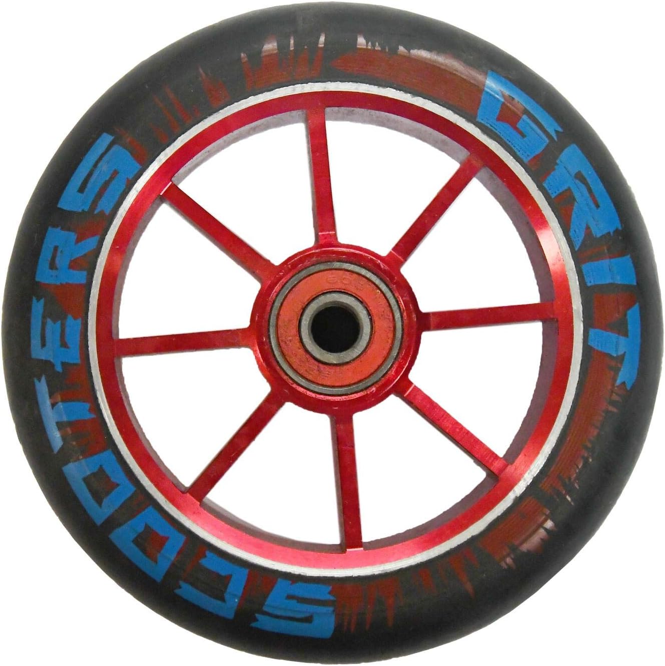 110mm Grit Alloy Core Replacement Stunt Scooter Wheel Set 100mm Pair
