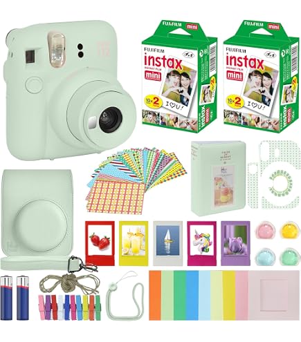 Amazon.com : Fujifilm Instax Mini 12 Instant Camera Clay White +