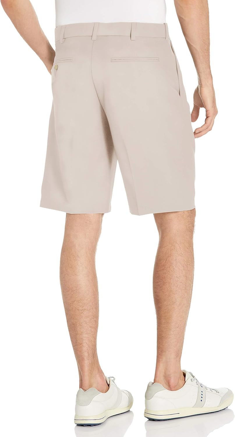 PGA TOUR Men's Double Pleat Expandable Golf Short: Clothing