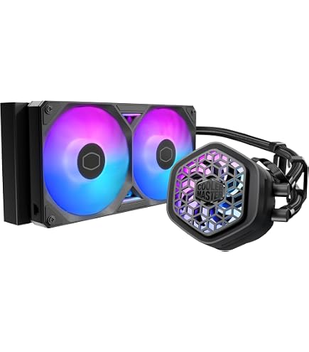 Amazon.com: Cooler Master ML 360 Atmos II Pixel LED ARGB CPU