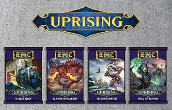 White Wizard Games Epic Uprising Bundle - Karks Edict, Flames of Scarros, Veldens Wrath, and Will of Zannos