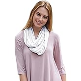 Lina & Lily Premium Modal Jersey Knit Women's Infinity Scarf Loop Lightweight