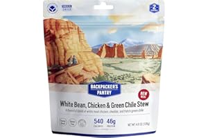 Backpacker's Pantry White Bean, Chicken, and Green Chile Stew | Freeze Dried Backpacking & Camping Food, 1 Count