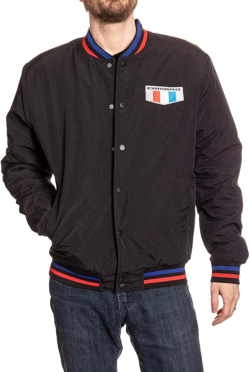 Men's Camaro Bomber Jacket Lightweight Varsity Style at Amazon Men’s
