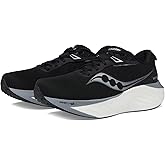 Saucony Men's Triumph 22 Sneaker, Black/White, 11.5