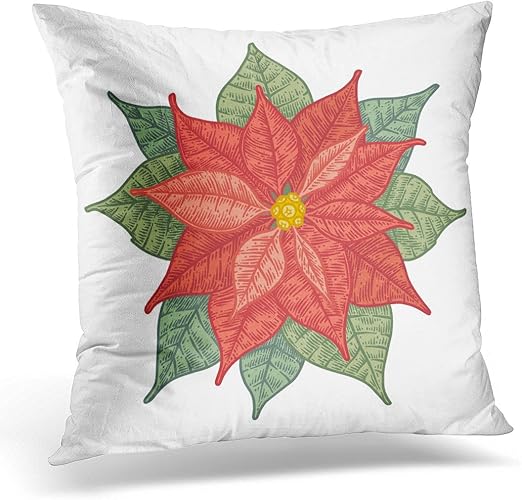 Amazon Com Sdamas Decorative Pillow Cover Berry Red Christmas