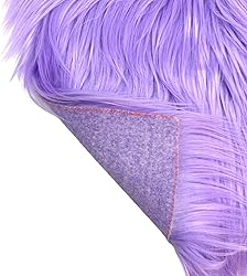 Ice Fabrics Faux Fur Fabric Squares - 10x10 Inches