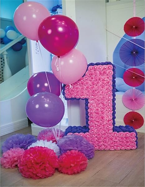 Amazon Com Aofoto 7x9ft First Birthday Celebration Backdrop Baby