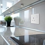 BG Electrical Nexus 800 Series Single Switched Power Socket 13A 821DP White view 7