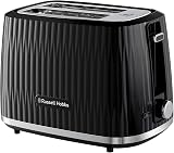 Russell Hobbs Eden 2 Slice Toaster 6 Browning 800W Black