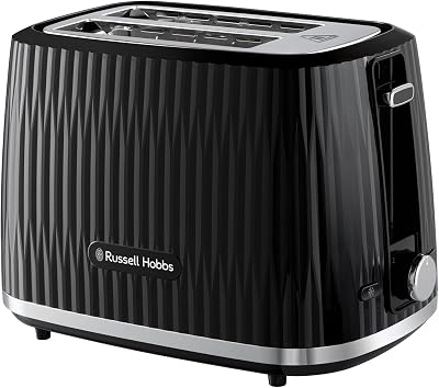 Russell Hobbs Eden 2 Slice Toaster 6 Browning 800W Black