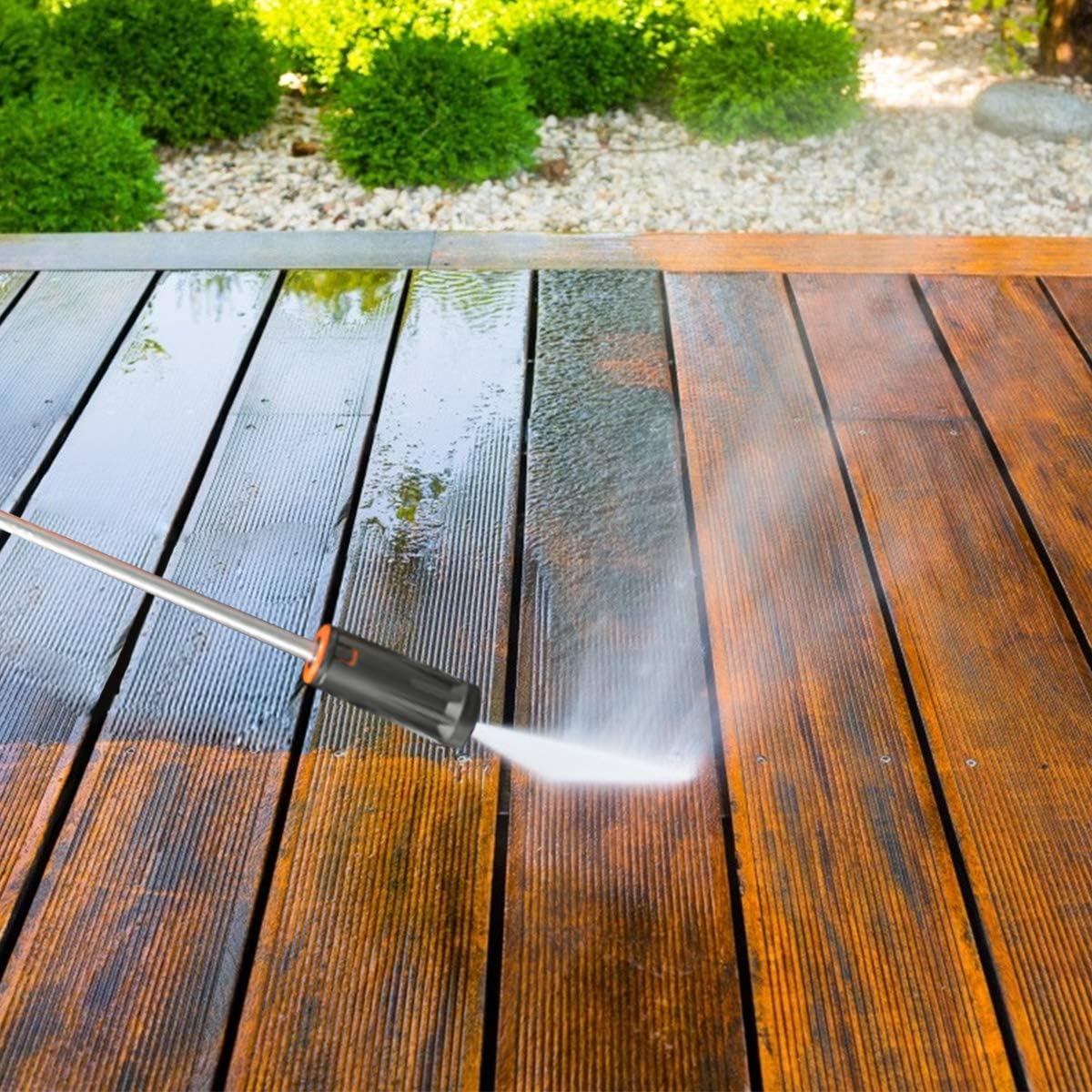 PAXCESS Power Washer, 2300 PSI 1.85 GPM Electric Power Pressure Washer with Spray Gun, Adjustable Nozzle, 26ft High Pressure Hose, Hose Reel (Power Wash Machine, Portable Pressure Cleaner, Car Washer) : Garden & Outdoor