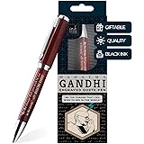 Mahatma Gandhi Inspirational Quote Pen - Be the Change that You Wish to See in the World. - Office Business Quote Gifts for C