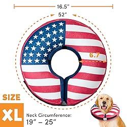 BENCMATE Protective Inflatable Collar for Dogs and