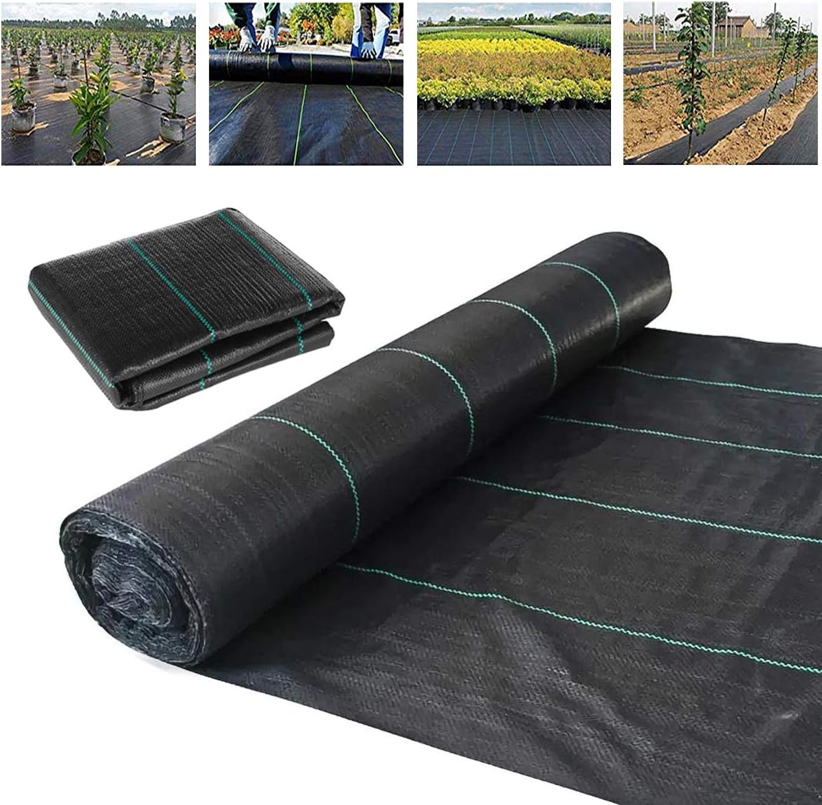 thumbnail image 2 of Heavy Duty Woven Weed Barrier Fabric – UV Resistant Ground Cover For Gardens & Landscaping 2 of 3
