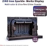 ZIRO Glitter Multicolor PLA Filament 1.75mm 1kg Slow Color Changing Rainbow view 9