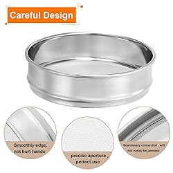 PATIKIL 180 Mesh Lab Sieve, 8" Diameter Test Sieve