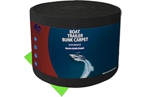 AMARINEPLAY Boat Trailer Bunk Carpet,9/12/16/20/24 inch Marine Carpet for Trailer Bunk Boards,Boat Lift Bunks,Runners,Outdoor Marine Grade Carpet Wear-Resistant Jet Ski Pontoon Bunker Cover
