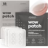 OMMA Korean Microdart Acne Patch, Cystic Acne Treatment, Micropoint Pimple Patches for Face for Early-Stage Painful Zits, Salicylic Acid & Tea Tree - 17 mm Zit Stickers (18 Count)