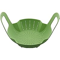 Instant Pot Official Silicone Steamer Basket, Compatible with 6-Quart and 8-Quart Cookers, Green